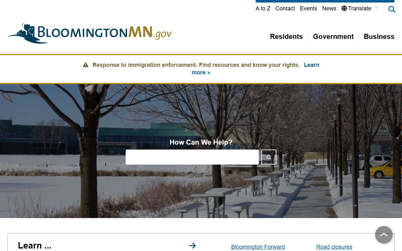 Bloomington White Pages official city website