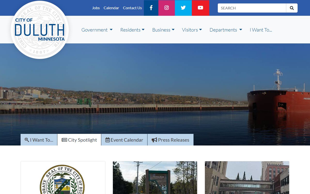 Duluth White Pages official city website