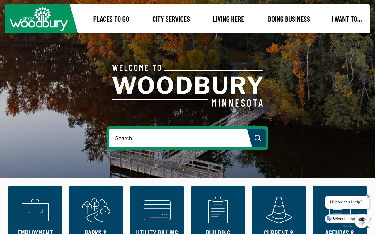 Woodbury White Pages official city website