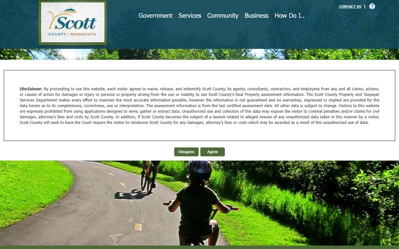 Scott County White Pages property information search
